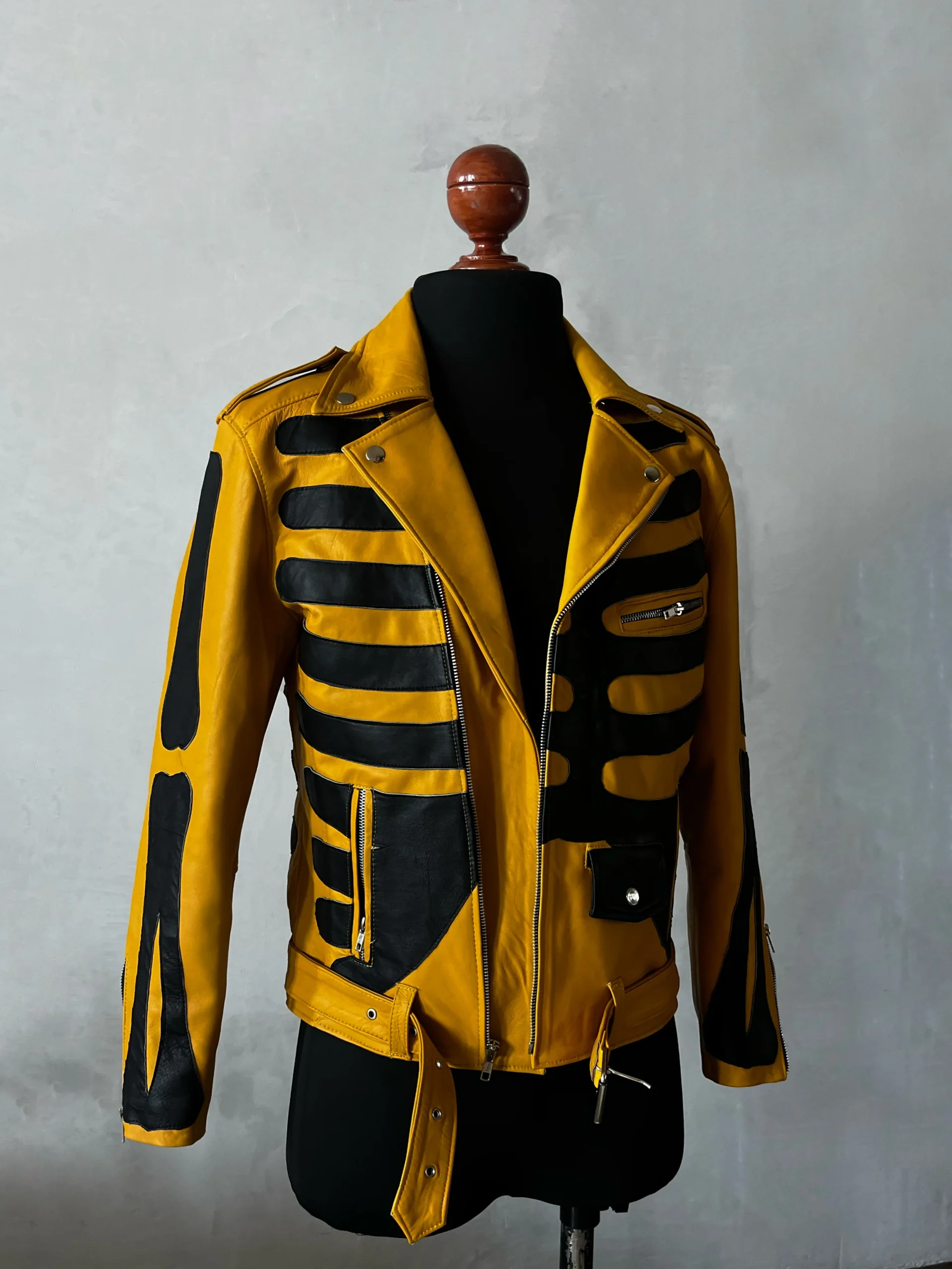 Biker no.1 axl bones black & yellow - Imagen 6