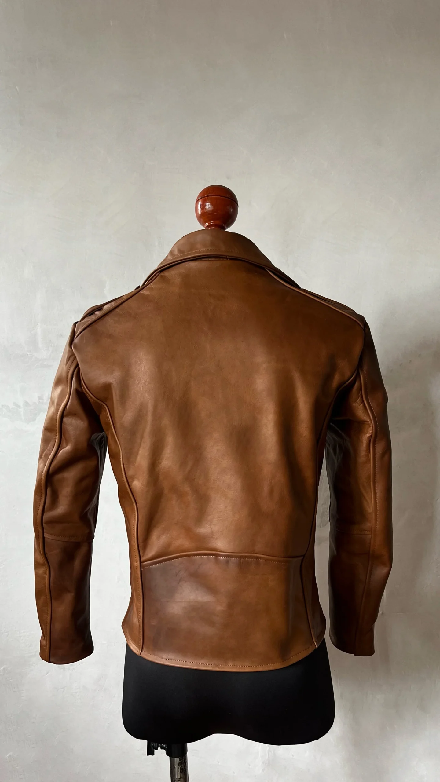 Biker no.1 cuero miel - Imagen 5