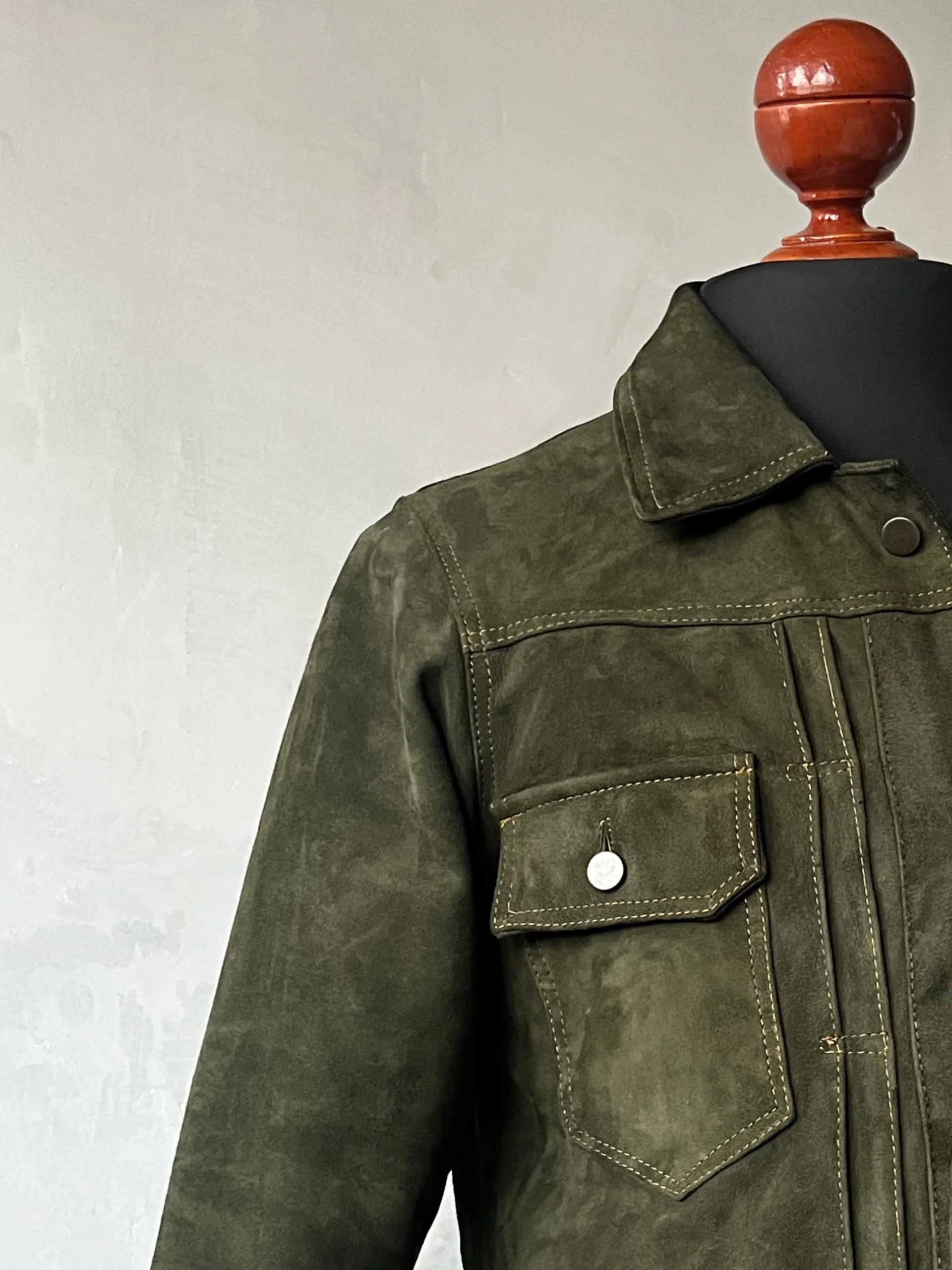 Truker no.2 verde militar gamuza - Imagen 4