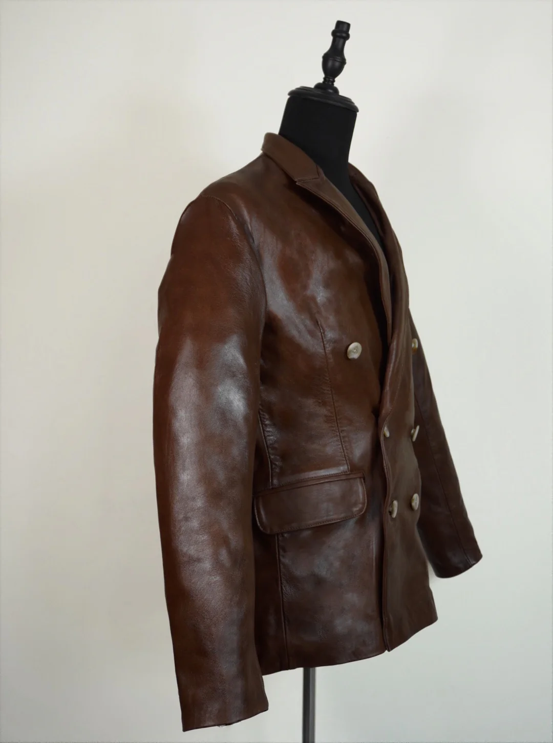 Blazer cruzado caramelo - Imagen 3