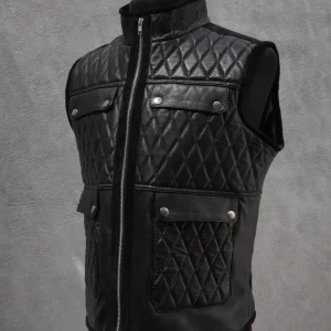 Franco chaleco darkest black