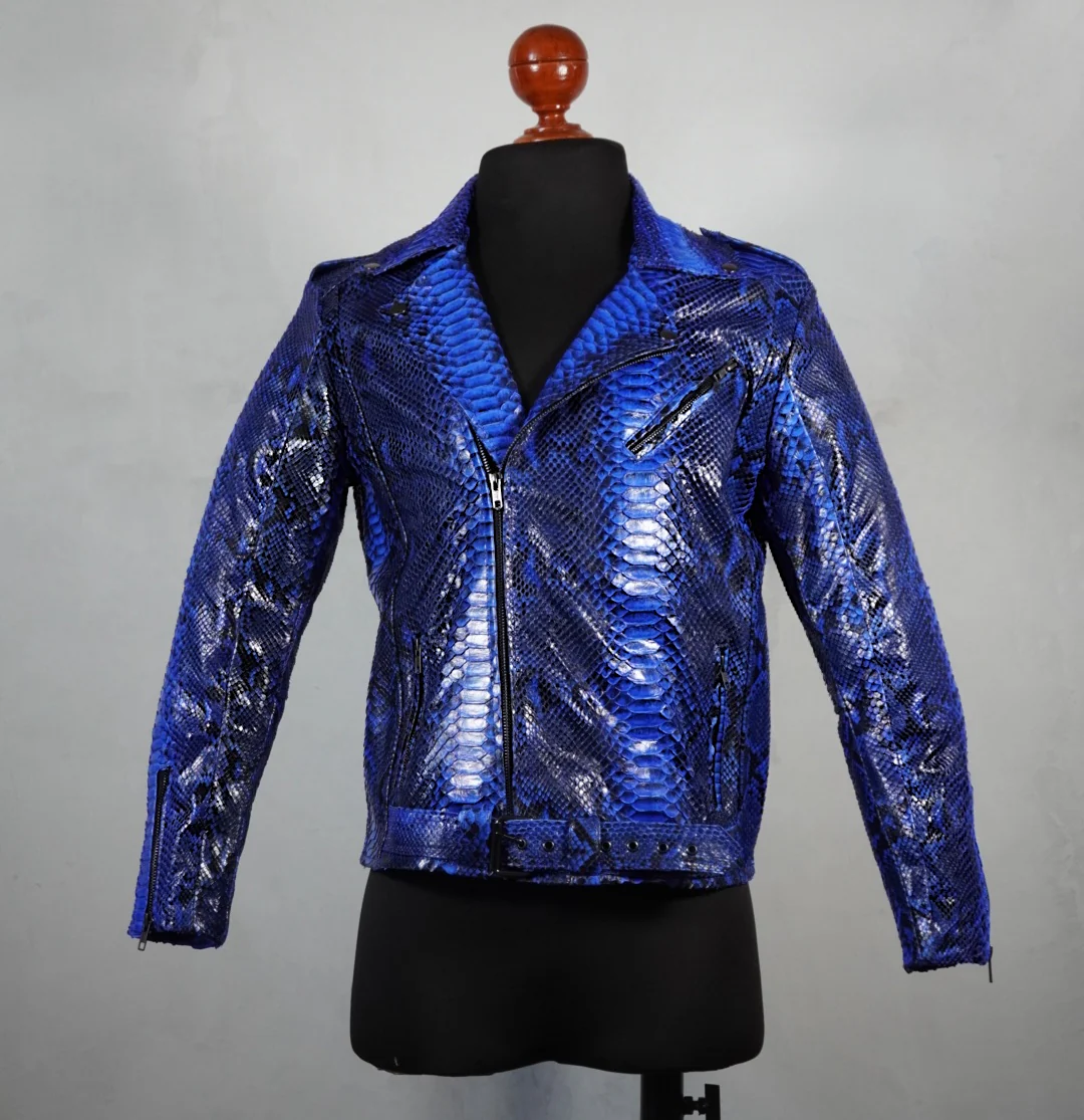 Biker no.1 snake blue - Imagen 4