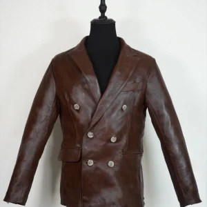 Blazer cruzado caramelo