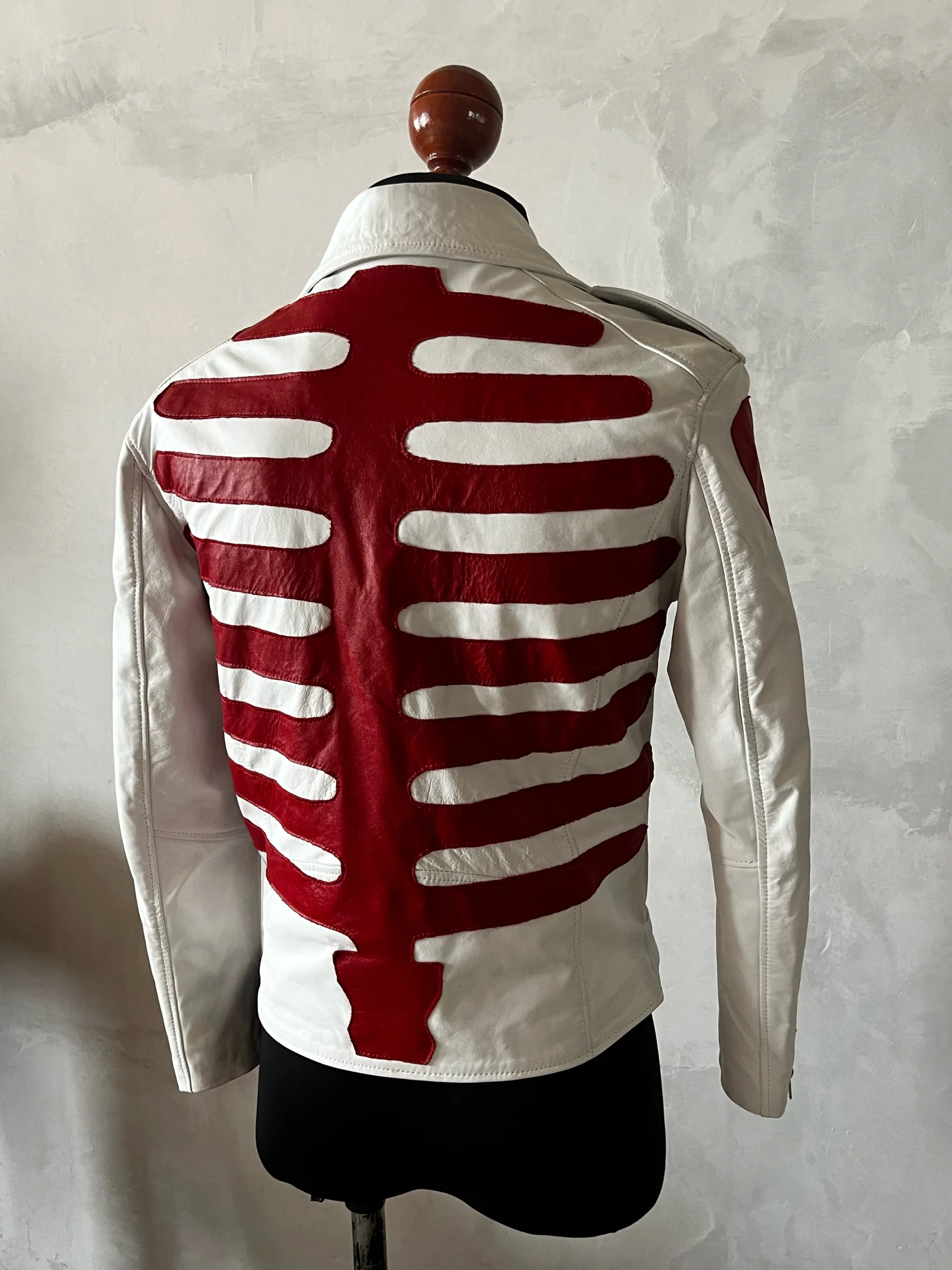 Biker no.1 Axl bones white & red - Imagen 5