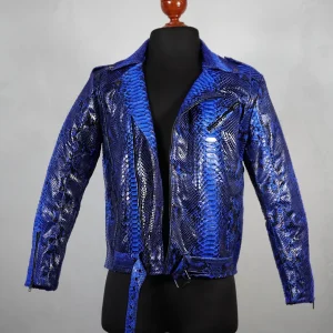 Biker no.1 snake blue