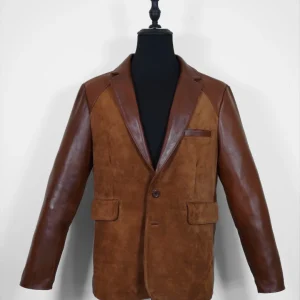 Blazer nobuck caramelo