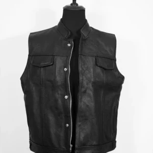 Chaleco Anarchy black liso