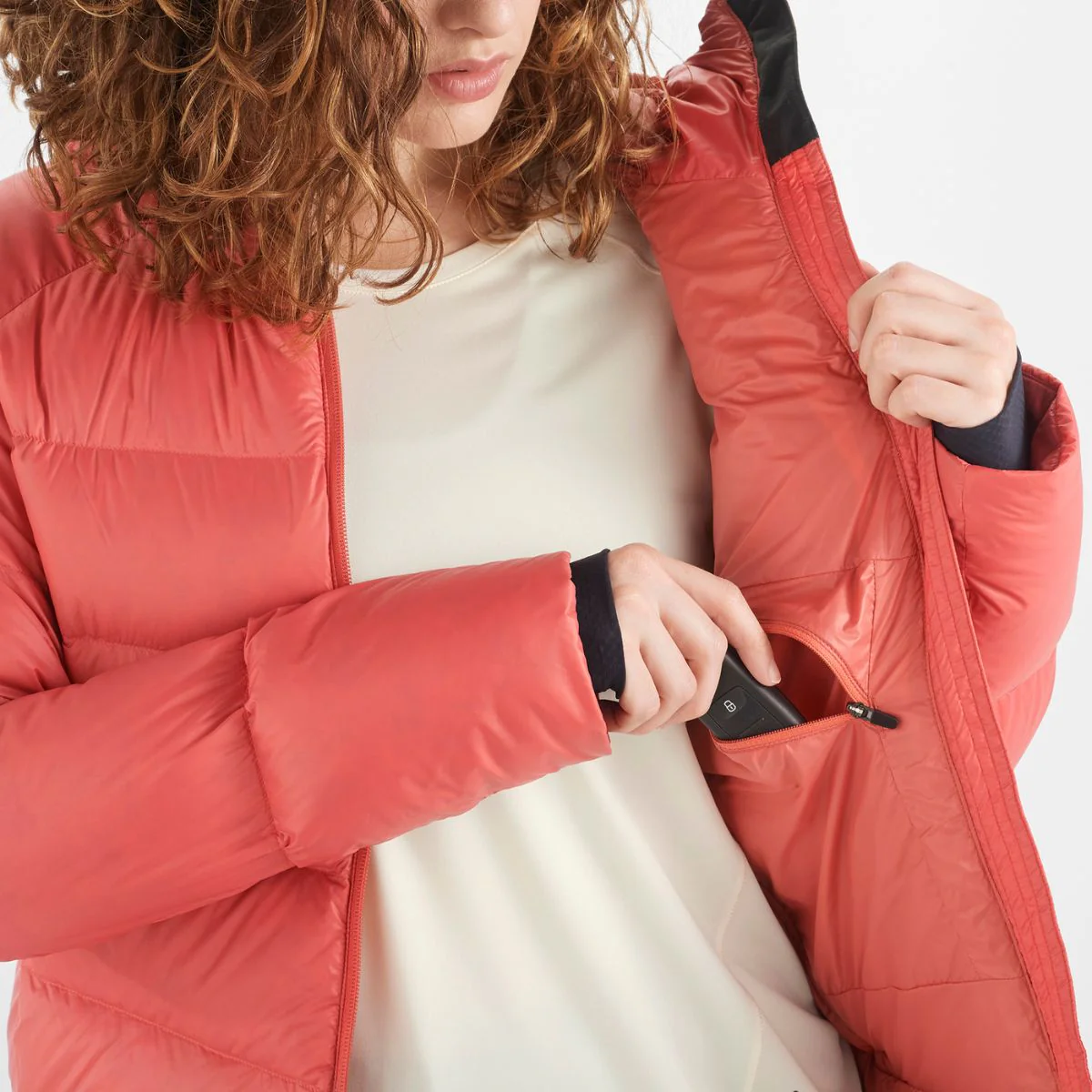 OUTLINE DOWN HOODED JKT W - Imagen 5