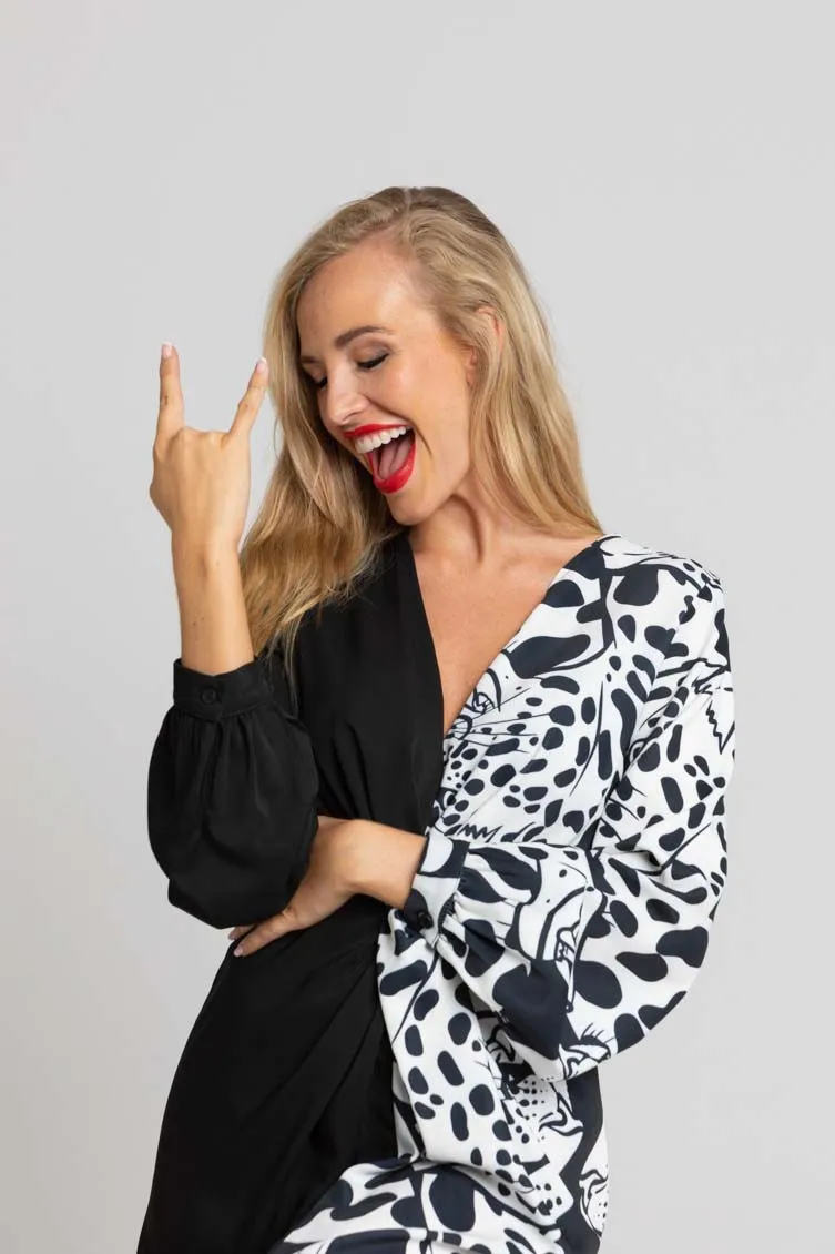 Vestido Lolina Drapeado Satisfaction - Imagen 3