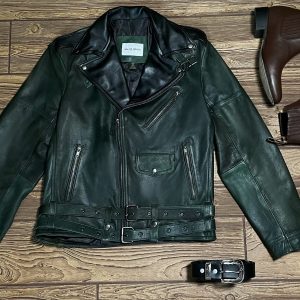 Biker no.3 green & black