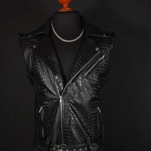 Biker no.1 vest coco black